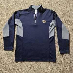 Notre Dame Fighting Irish Shirt Mens Medium NCAA Football Pullover Pro Edge